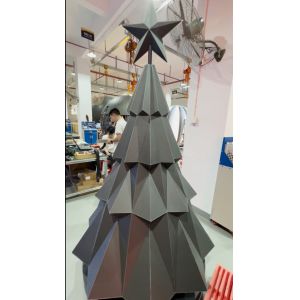 Front Maintenance Creative LED Display Christmas Tree Screen With Brightness 600