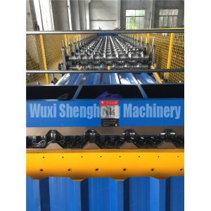 Building Material Steel Wall Panel Roll Forming Machine With Hydraulic Station