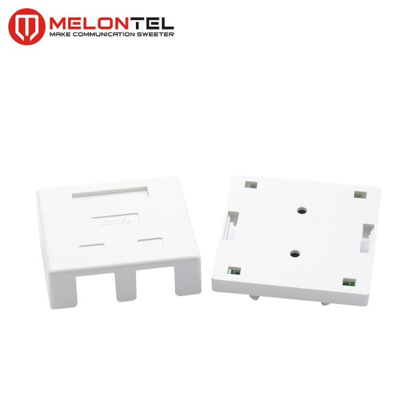 ABS Material Cat6 Surface Mount Box MT5826 Dual Port UTP Shielding