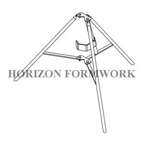Construction Slab Formwork Systems Easy Removable Scaffolding Tripod