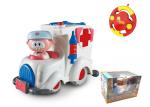 Toddler Plastic RC Cartoon Block Cars Infant Baby Toys 18 Months Radio Control
