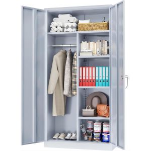 80x40x180CM black color functional storage cabinet office furniture cabinet used