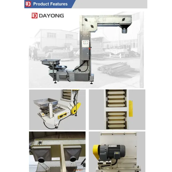 Popcorn Cashew Z Type Bucket Conveyor Multi Function Z Elevator