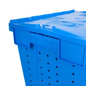 Foldable Collapsible Stackable Plastic Box for Storing and Packaging Fresh