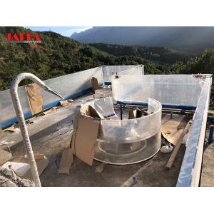 Scratch Resistant Explosion Proof Transparent Acrylic Infinity Pool