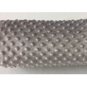 Micro Fleece Bubble Minky Plush Fabric OEKO Certification 100% Polyester