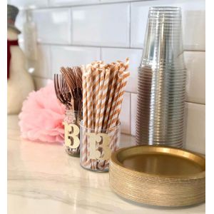Biodegradeable Eco Friendly Paper Drinking Straws Dustproof Clean And Fresh