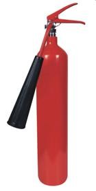 Durable Carbon Steel Cylinder , High Gloss Polyester Powder Paint 3kg Co2 Fire