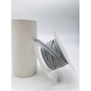 Double / Single Side Silver Reflective Fabric Polyester / Spandex Backing