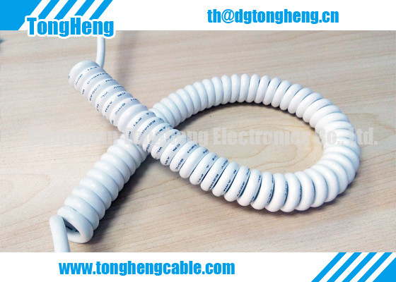 Quality Human-machine Interface TPU Enforced Coil Control Cable for sale
