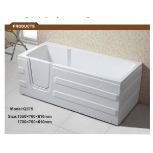 Unique Design Walk In Bath And Shower Combo / Old People Bathtub Thermostatic