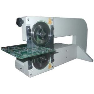 Motorized Circular Blade Depanelizer , Manual V-Cut PCB Separation