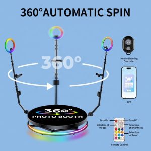 360 Degree Camera Photo Booth High Load-bearing Capacity of 500KG for Party