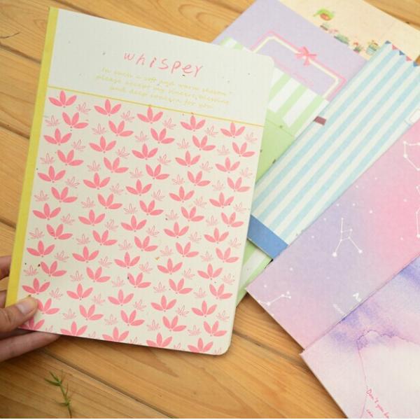 High quality paper student's stitching CMYK full colorful cover with lamination