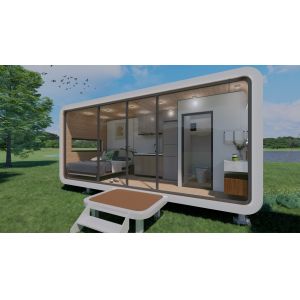 Smart Travel Homestay 2024 Apple Cabin Prefabricated Cabin for Full House and