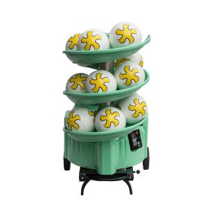 SGS Approved Football Machine , Humanized Design Soccer Ball Passing Machine