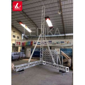 Aluminum Line Array Sound System Stand Speaker Hanging Truss With Custom Logo