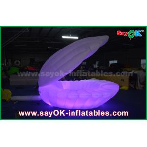 CE Nylon Cloth Giant Inflatable Lighting Decoration Led heart for Party Stage