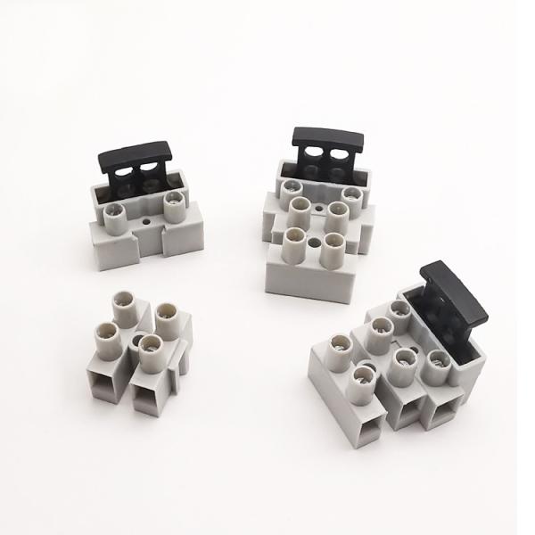 Quality 1P 2P 3P 4P 5P 5x20mm 5*20mm Standard Fused Terminals Spliced With Fuse Holder Connector Terminal Fuse Block Terminal Block for sale