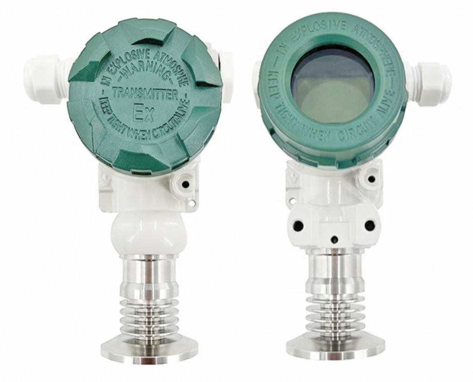 Industrial 2188 Pressure Transmitter Flat Membrane Type 4-20mA LCD 24VDC