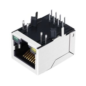 RJLB-055TA1 1 Port Tab Down Ethernet Cable Connector RJ45 Modular Jack