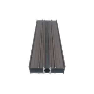 Wholesale Multifunctional Aluminum Window Frame Extrusion Profiles Grey from china suppliers