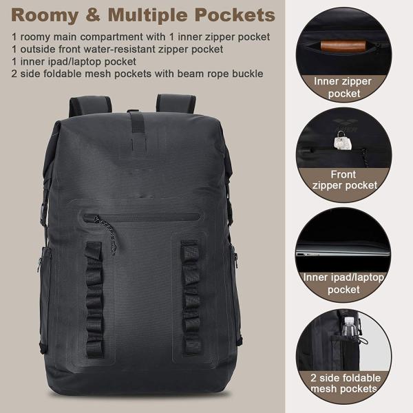 Top Quality Durable Easy to Use Foldable Large Capacity Dry Bag Travel Camping Waterproof Backpack