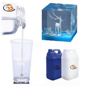 Yellow Resistance Deep Pour Crystal Clear Epoxy Resin For Casting Wood River