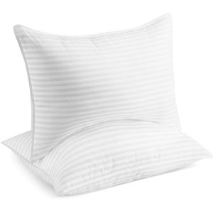 China Soft White Microfiber Rectangle Pillow with Medium Softness Level on sale