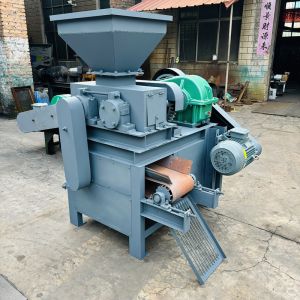 Hard coke semi coal small model roller briquette making machine with advanced