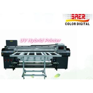 1.8m UV Hybrid Printer Wide Format Flatbed and Roll to Roll UV Printer Shanghai