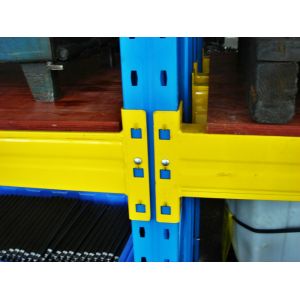 Industrial Back To Back Selective Pallet Racking With Deoil , Derusting Surface