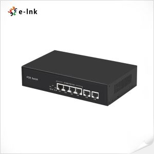 4 Port Din Rail Mount PoE Ethernet Switch With 100BASE-T Uplink