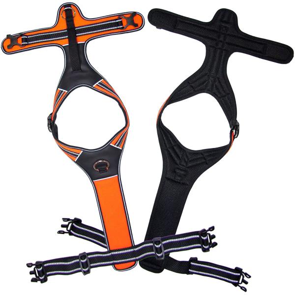 Two Leash Attachment Rings soft No Pull Nylon Dog Harness