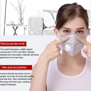 Reusable Kn95 Surgical Mask Hospital Face Masks Anti Infection With Valved