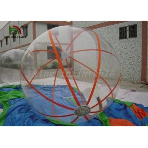 1.0mm PVC / TPU Inflatable Walk On Water Ball Walking Ball Self-Stand 2m