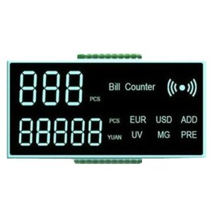 6 Digit Screen Customize Transparent Lcd Display Module Seven Segment