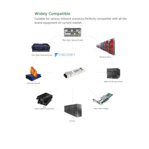 10G SFP Module 1310nm 10km Network None Duplex LCD SMF Optical Transceiver