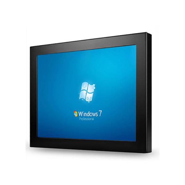 Quality IP65 Matel Case Embedded Fanless Industrial Computer 12-36V DC HD-MI LCD Display HMI Capacitive Touch Screen for sale