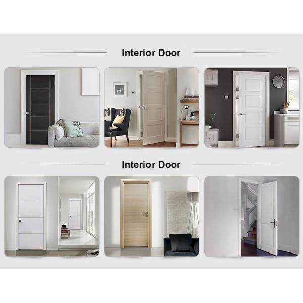 Solid Wood Security Side Opening Interior Bedroom Door with Simple Installation Design