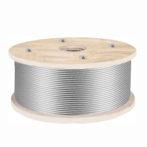 China 1x19 Steel Wire Cable 3/16 Breaking Strength Suitable for Stair Handrail Hanger Line AiSi Grade Stainless Steel on sale