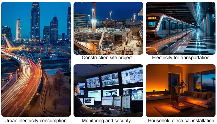 Steel Reinforced ACSR Power Transmission Line Overhead Stranded Bare Aluminium Conductor for Communication Cables