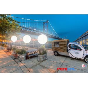 Customizable 220V LED Inflatable Event Lighting Balloon For Exhibition