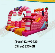 Sweet Candy Children Fun Park Inflatable Slide For Rentals