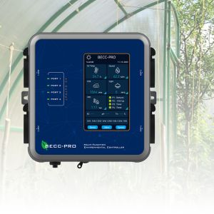 Greenhouse 4-in-1 Sensor: Multi-function Monitor & Control for Temperature, Humidity, CO₂, Light & Ventilation
