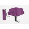 21 inch purple auto open close umbrella with  rotated frane and rubber coating plastic handle for sale