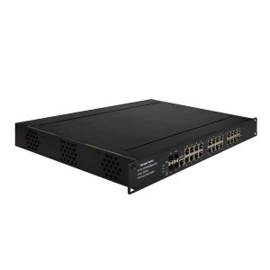 Hardened POE Manageable Network Switch 24RJ45 4SFP
