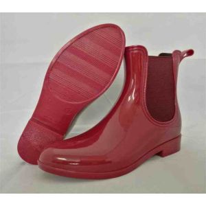 100% Waterproof Elastic Guessets Ankle Rain Boots For Women OEM Color