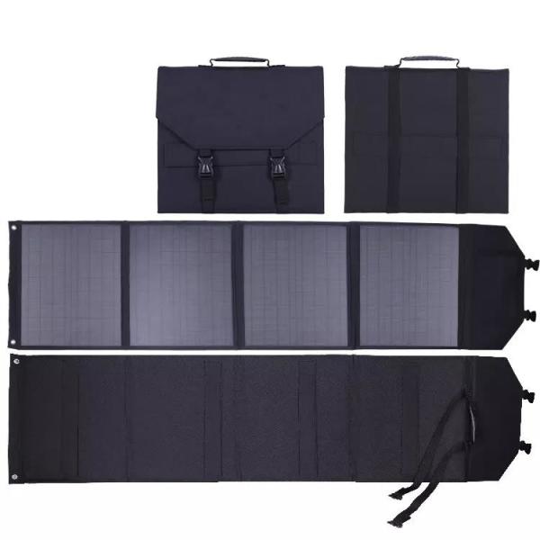 Quality Overlapping Power Film Solar Foldable 60 Watt 23.6V Removable Fold Up Solar Panels for sale