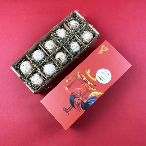 Rectangle Corrugated Cardboard Empty Egg Cartons Trays Yoni Easter Packaging